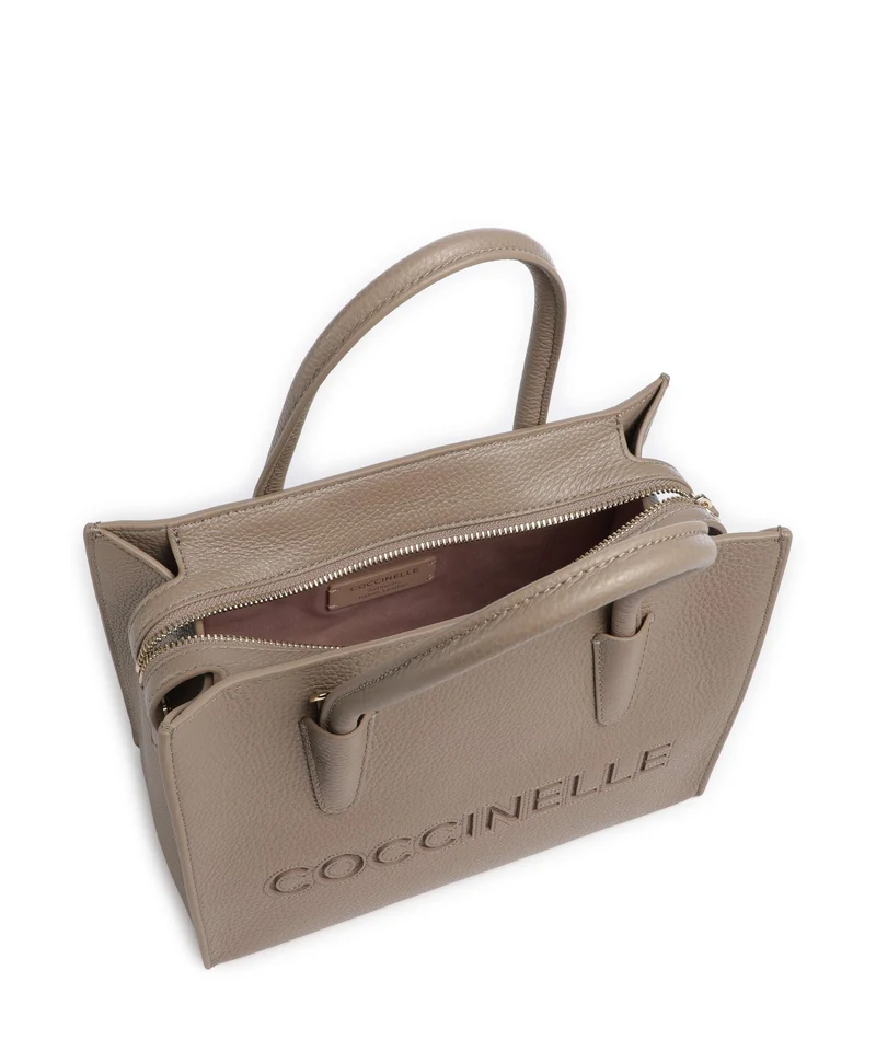 Coccinelle Myrtha Handtasche warm taupe