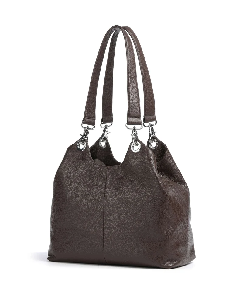 Mandarina Duck Mellow Leather Shopper espresso