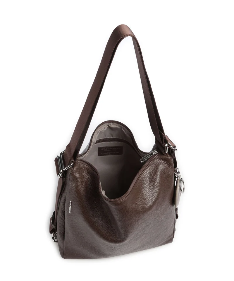 Mandarina Duck Mellow Leather Rucksack-Tasche espresso