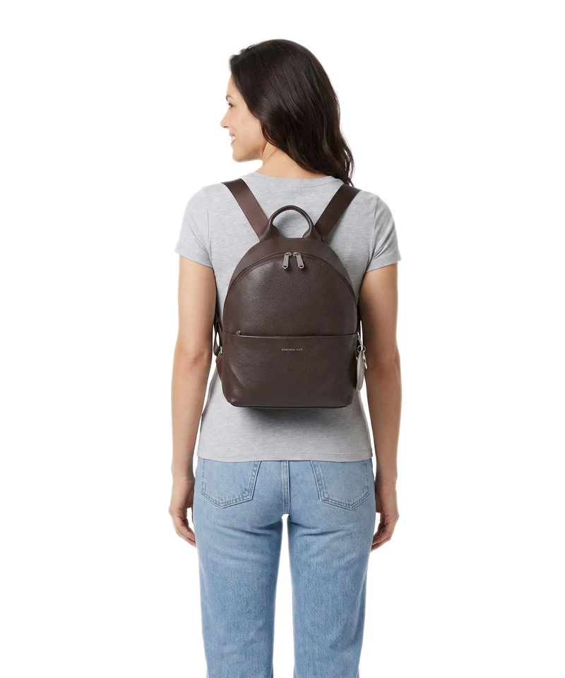Mandarina Duck Mellow Leather Rucksack espresso