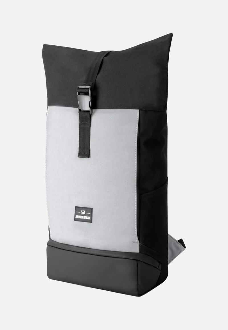 Allen Medium Black Reflective - Rolltop Rucksack