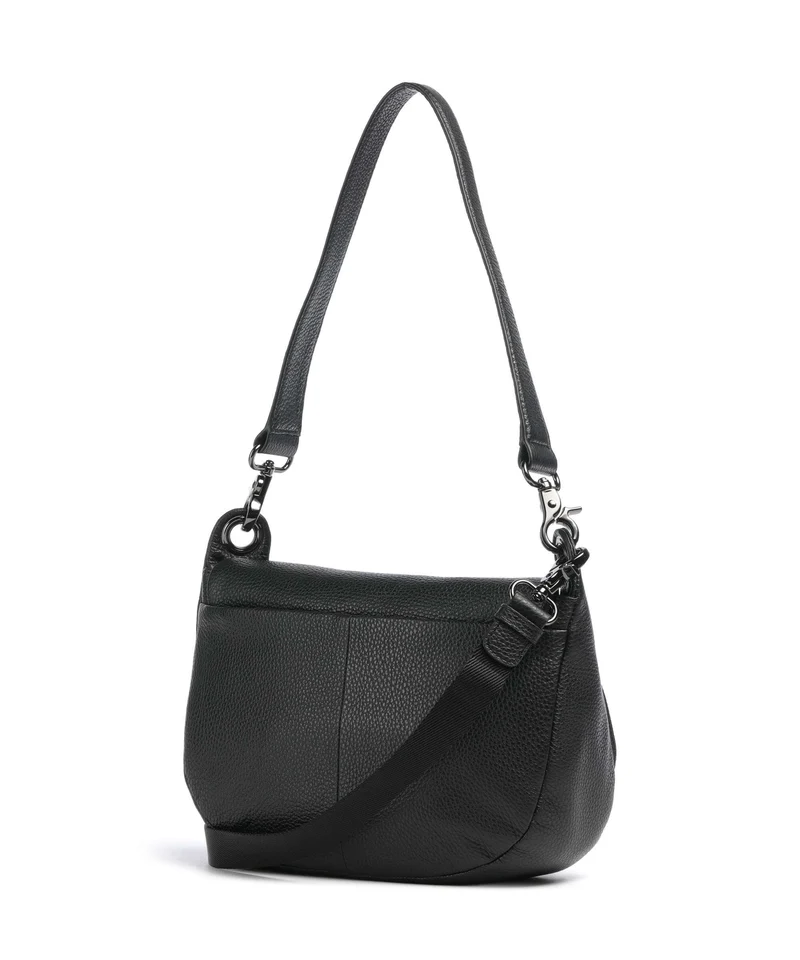 Mandarina Duck Mellow Leather Schultertasche nero