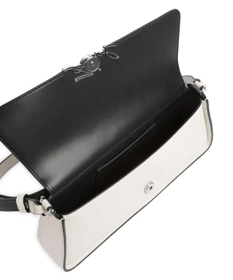 Karl Lagerfeld K/Signature Schultertasche off white
