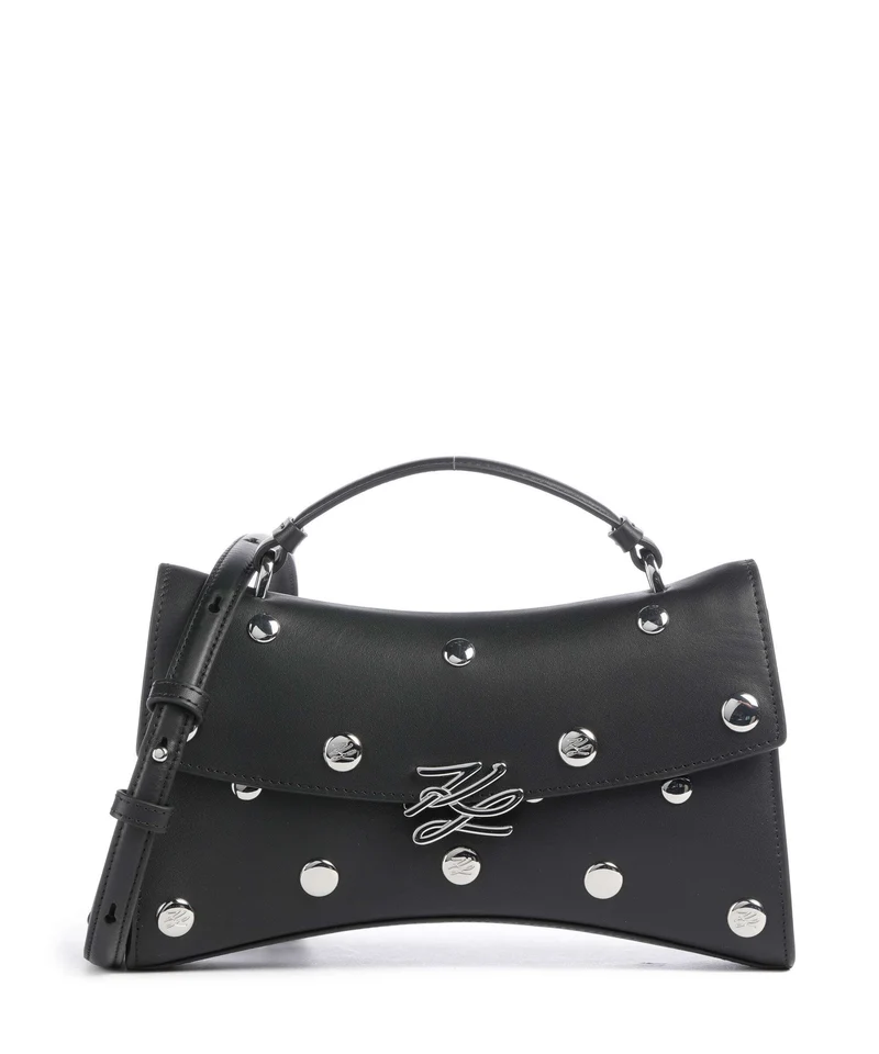 Karl Lagerfeld K/Autograph Twist Umhängetasche black embellishment
