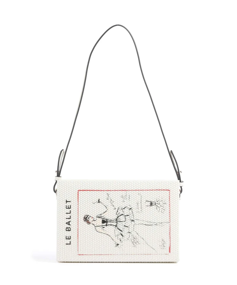 Karl Lagerfeld K/Soiree Book Schultertasche off white embellishment