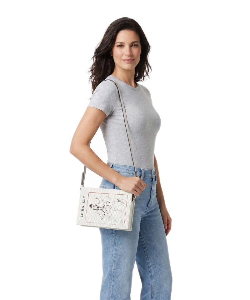 Karl Lagerfeld K/Soiree Book Schultertasche off white embellishment