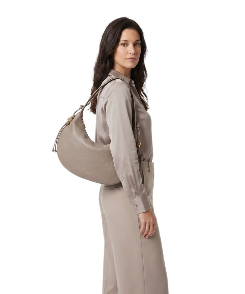 Coccinelle Thess Beuteltasche warm taupe