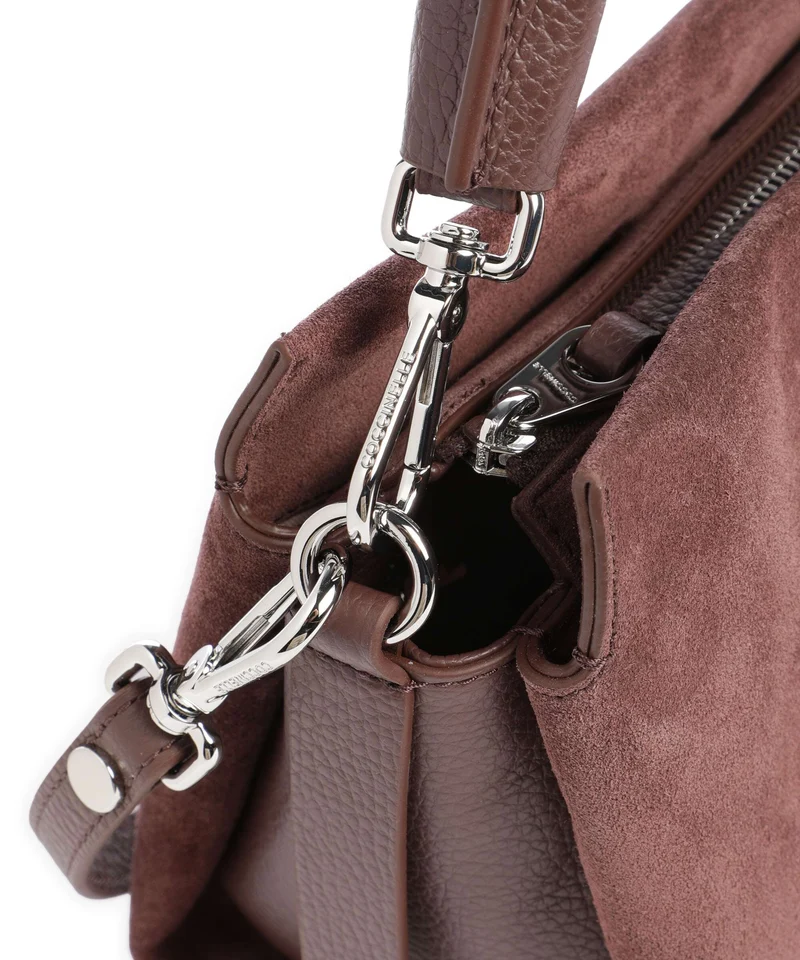 Coccinelle Boheme Suede Handtasche berry