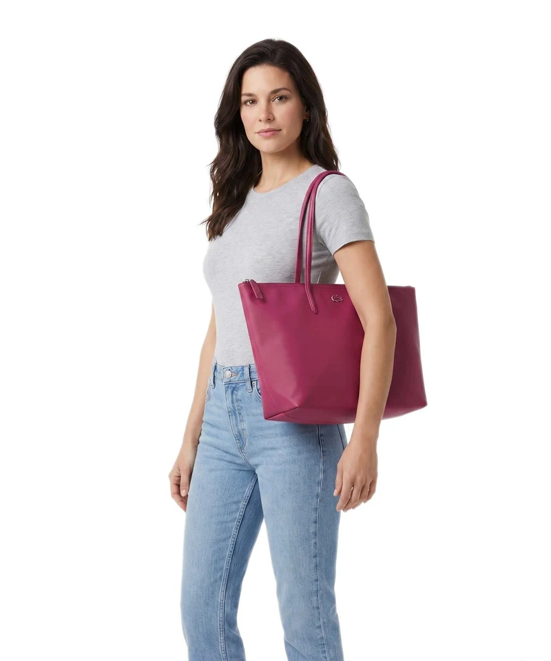 Lacoste L.12.12 Concept Shopper rubine
