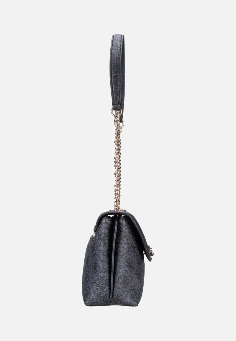 Lindsey Convertible Flap 49210 Coal Logo - Crossbody Bag