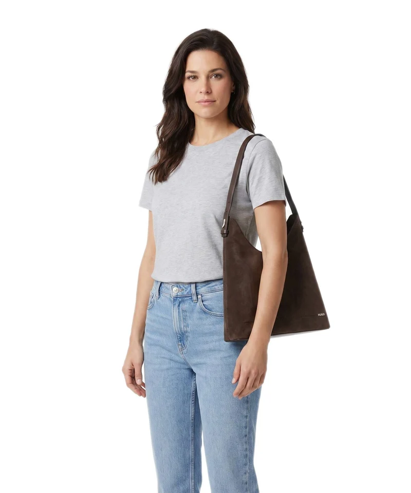 Hugo Yorih Beuteltasche dark brown