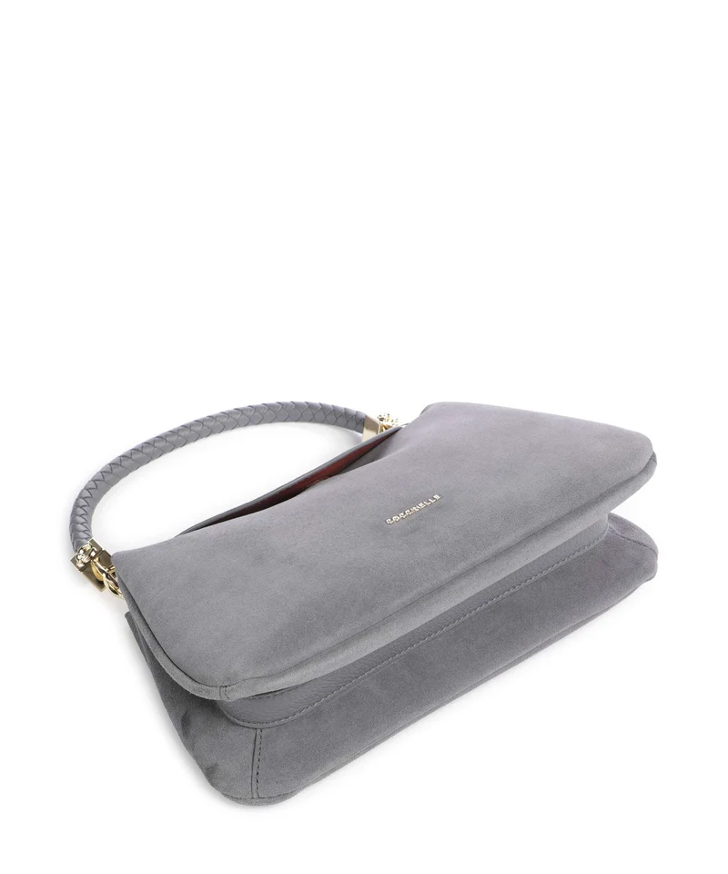 Coccinelle Tiggy Suede Schultertasche stove