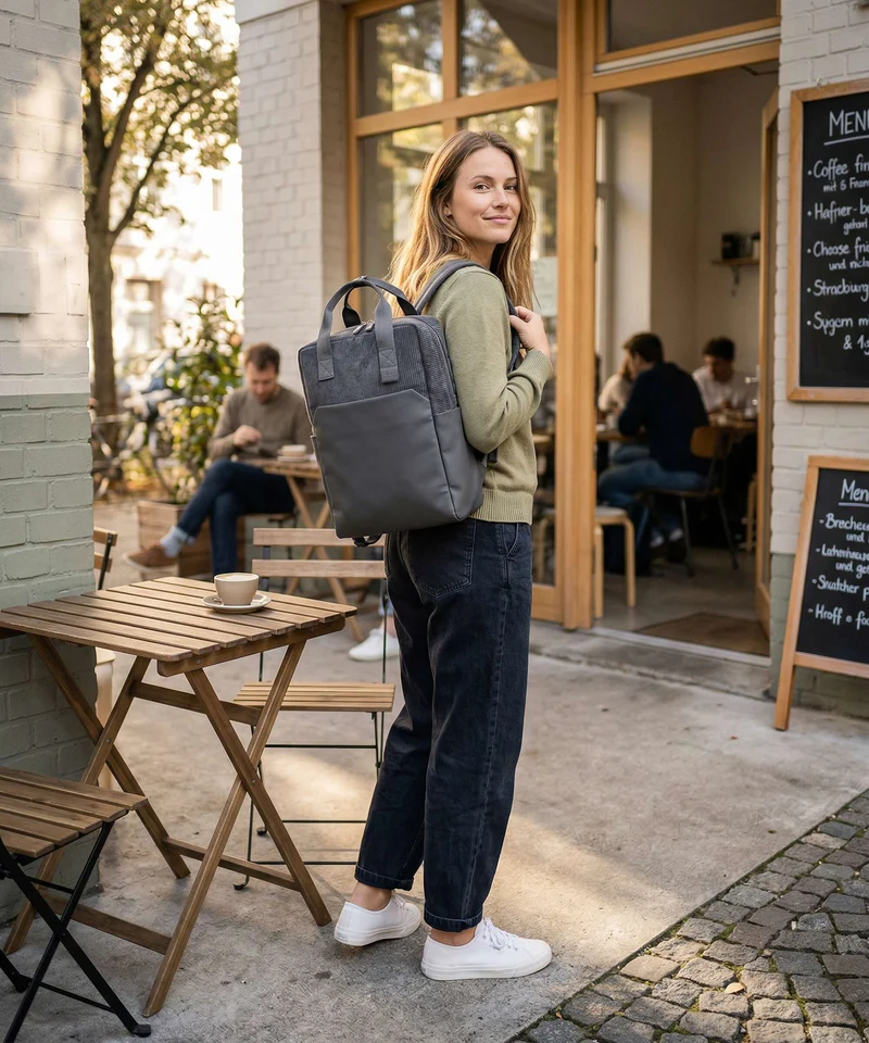 Zwei Lou LUR130 Rucksack cord polar