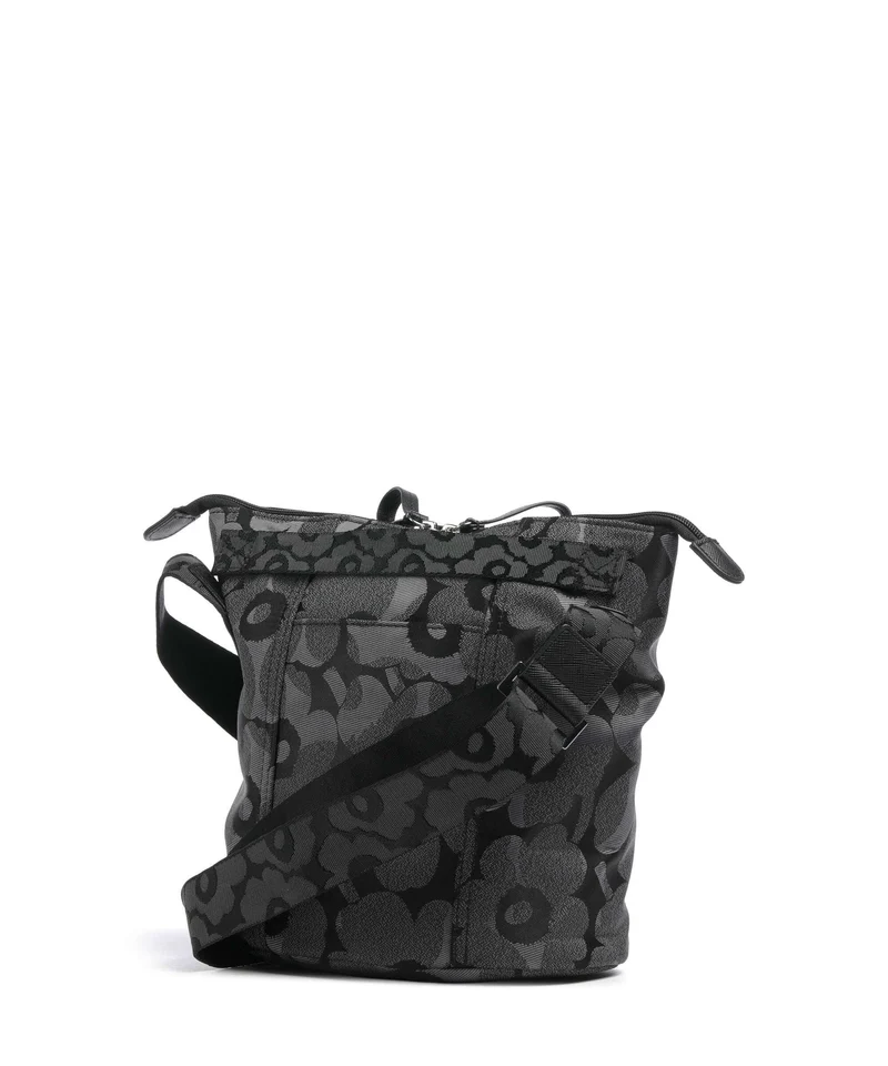 Marimekko Wear All Day Unikko Bucket Handtasche grey/dark grey
