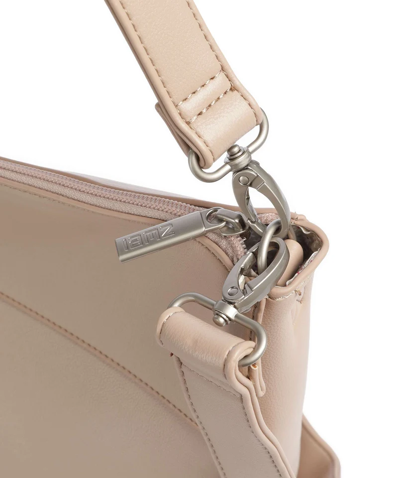 Zwei MADEMOISELLE.M M110 Beuteltasche oat