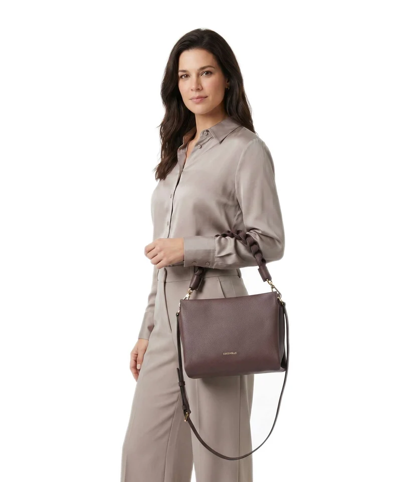 Coccinelle Boheme Grana Double Handtasche berry/winter rose