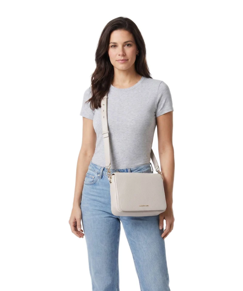 Mandarina Duck Mellow Leather Umhängetasche cocoon