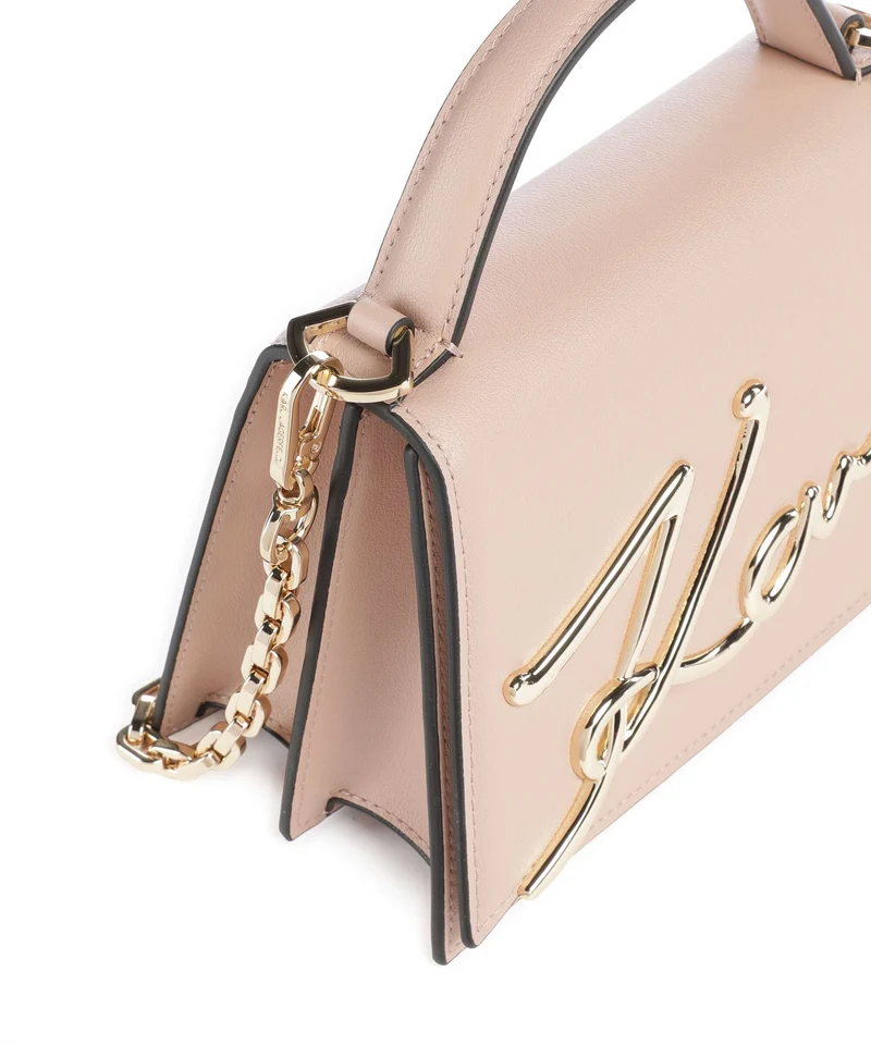 Karl Lagerfeld K/Signature 2.0 Umhängetasche nude pink