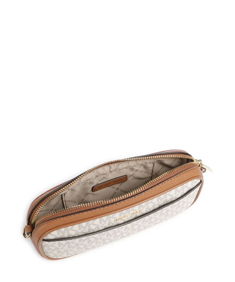 Michael Kors May Small Schultertasche vanilla/acorn