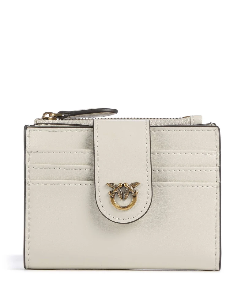 Pinko Geldbörse bianco seta/antique gold