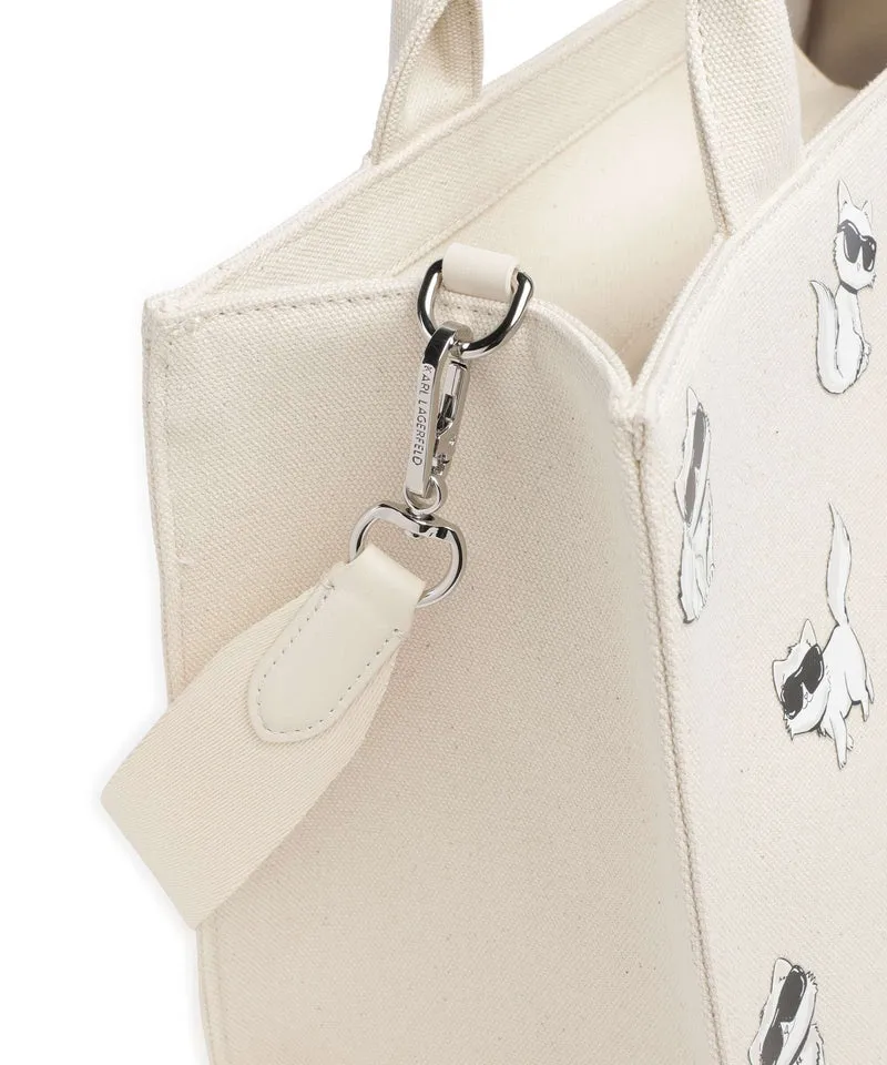 Karl Lagerfeld Ikon Medium Choupette Handtasche natural