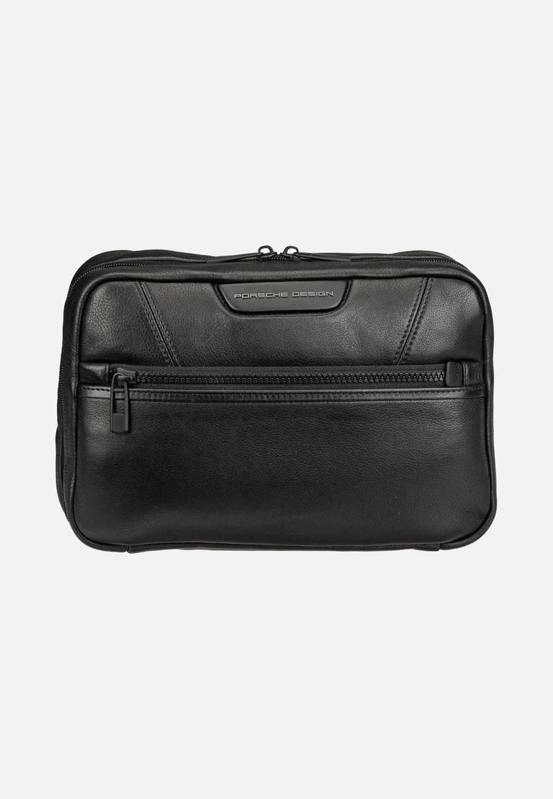 Roadster Leather Evo Washbag Black - Kulturbeutel