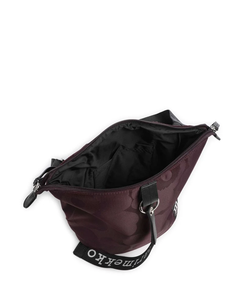 Marimekko Wear All Day Unikko Bucket Handtasche wine red/dark wine