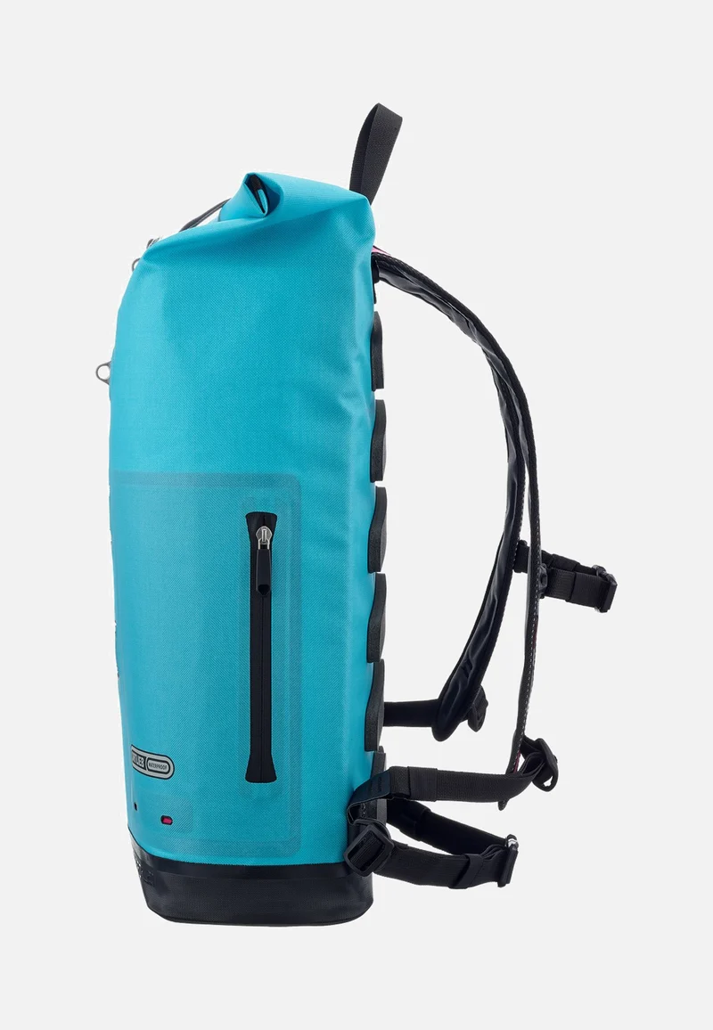 Commuter Daypack Cyber 21L Cyber Blue/Pink - Rolltop Rucksack