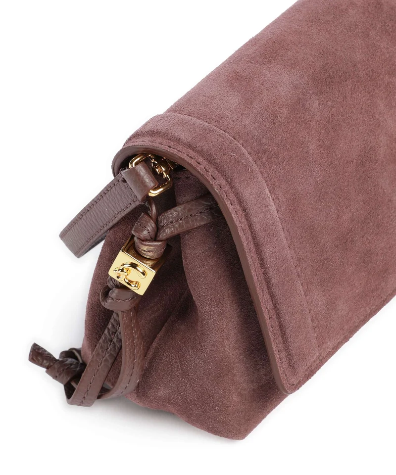Coccinelle Thess Suede Umhängetasche berry