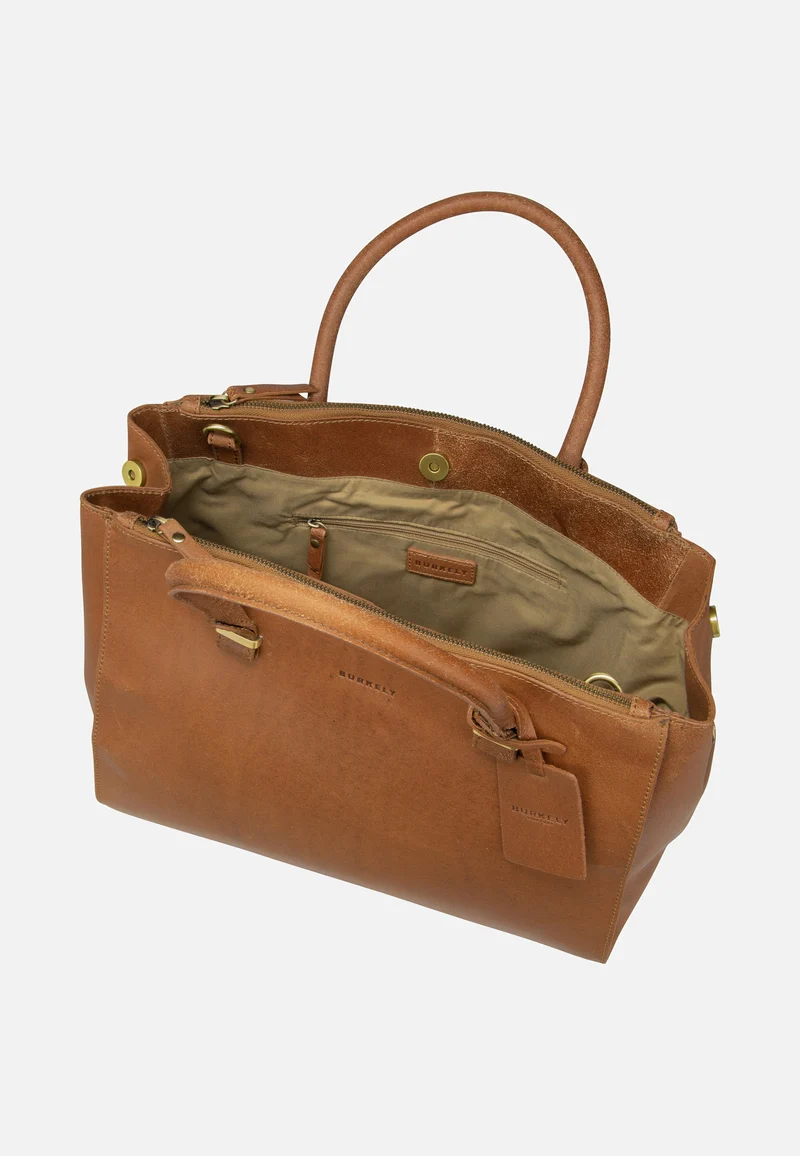 Vintage Wieske 2-Zipper 6971 Cognac - Bowling Bag