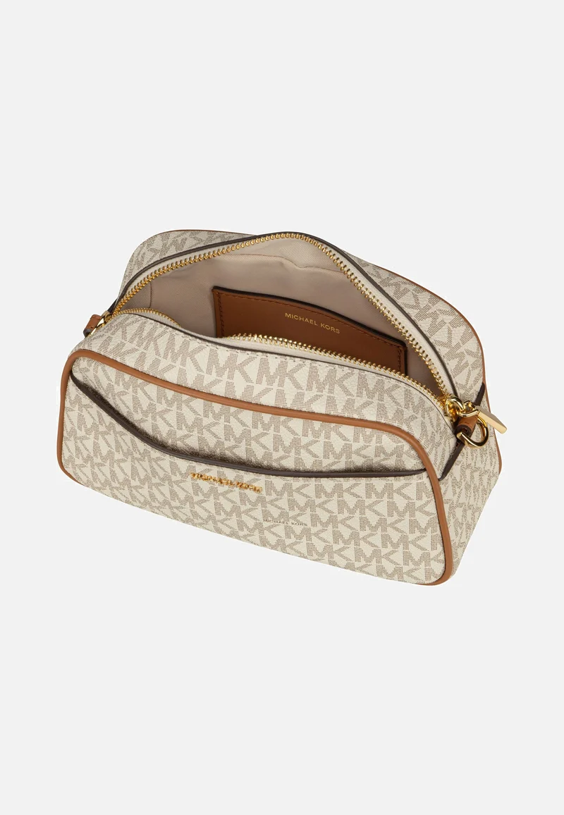 Jet Set SM Camera XBody MK SIG Vanilla/Acorn - Crossbody Bag