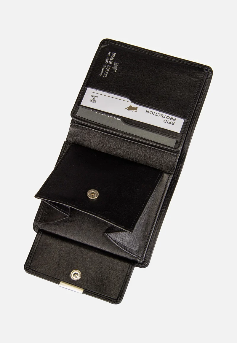 Golf RFID Coin Wallet Carré 6Cs Black - Portemonnaie