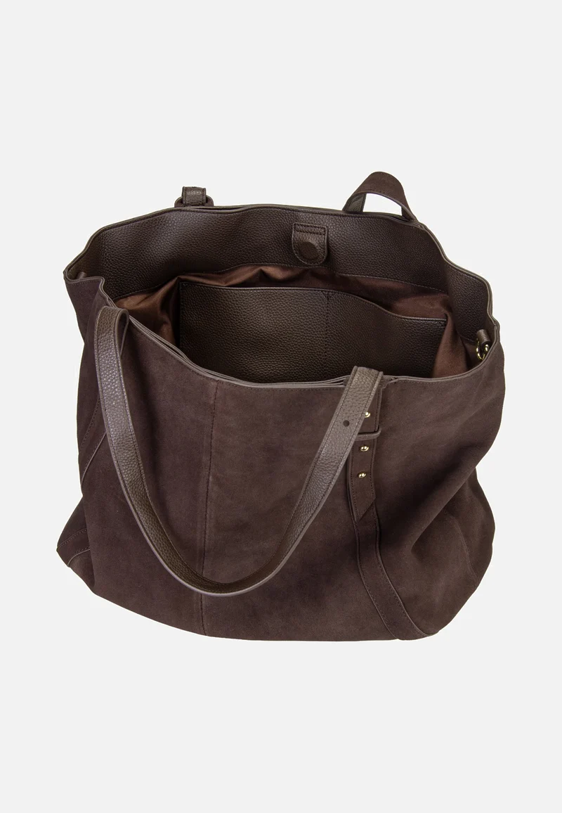 Pretty Wonder Suede Coffee - Shopper