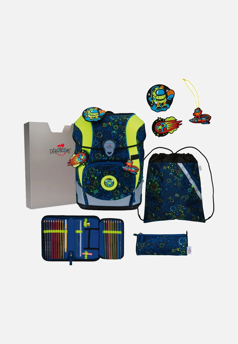 ErgoFlex Tiny Set Neon Crazy - Schulrucksack