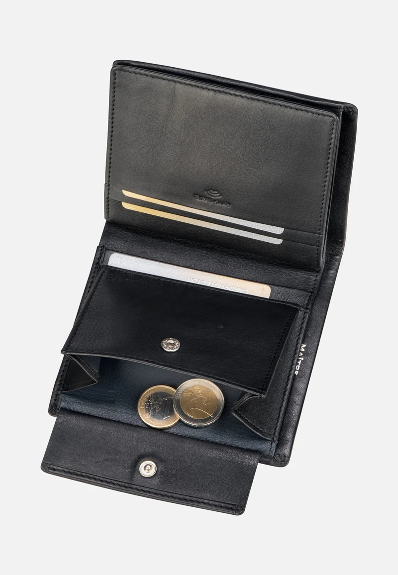 Hundsbach Hugwald Billfold V14 Black - Portemonnaie