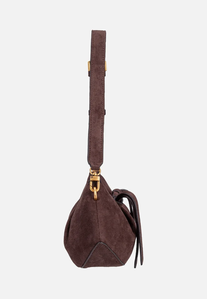 Allegra Shoulder Suede 37180 Espresso - Schultertasche