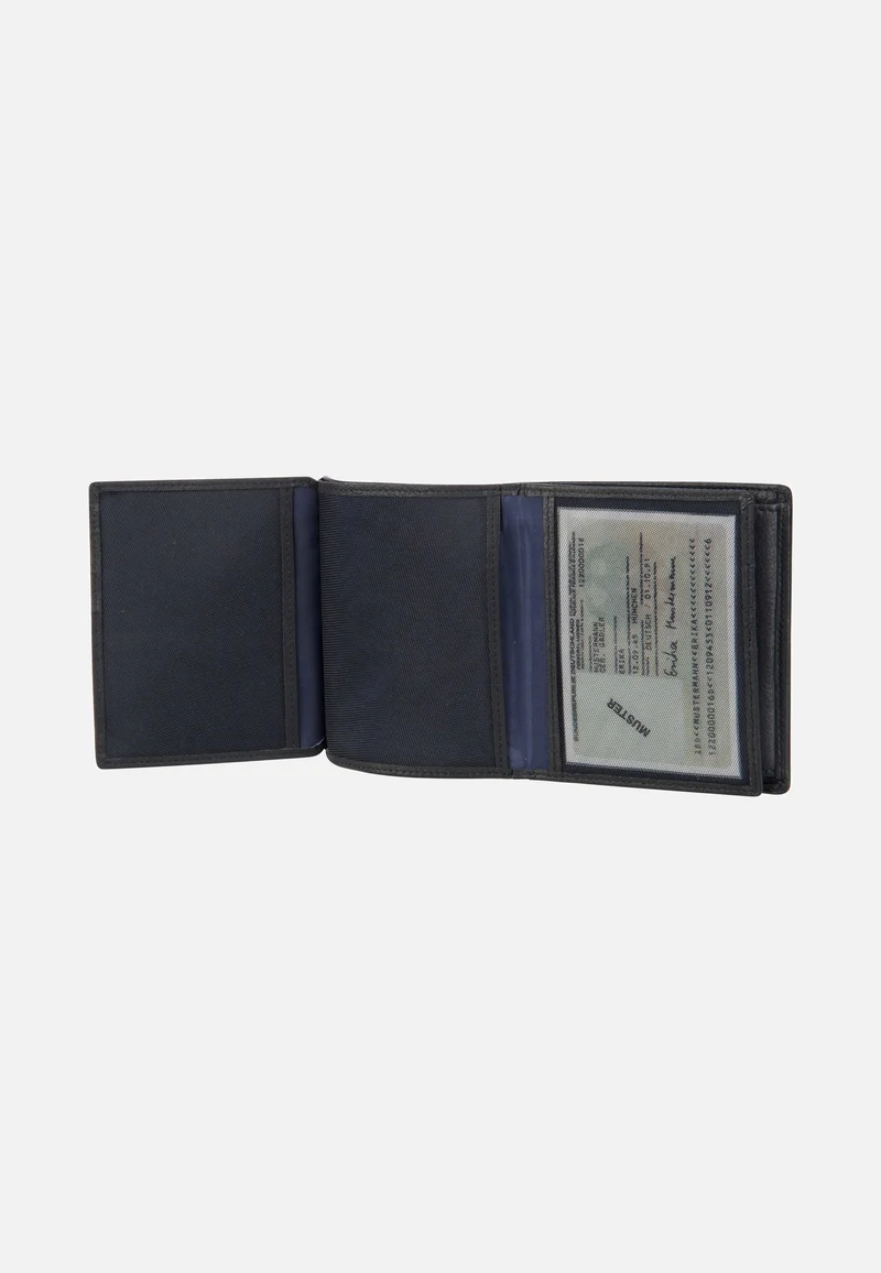 Schwarzerden Hugwald Billfold V12 Black - Portemonnaie