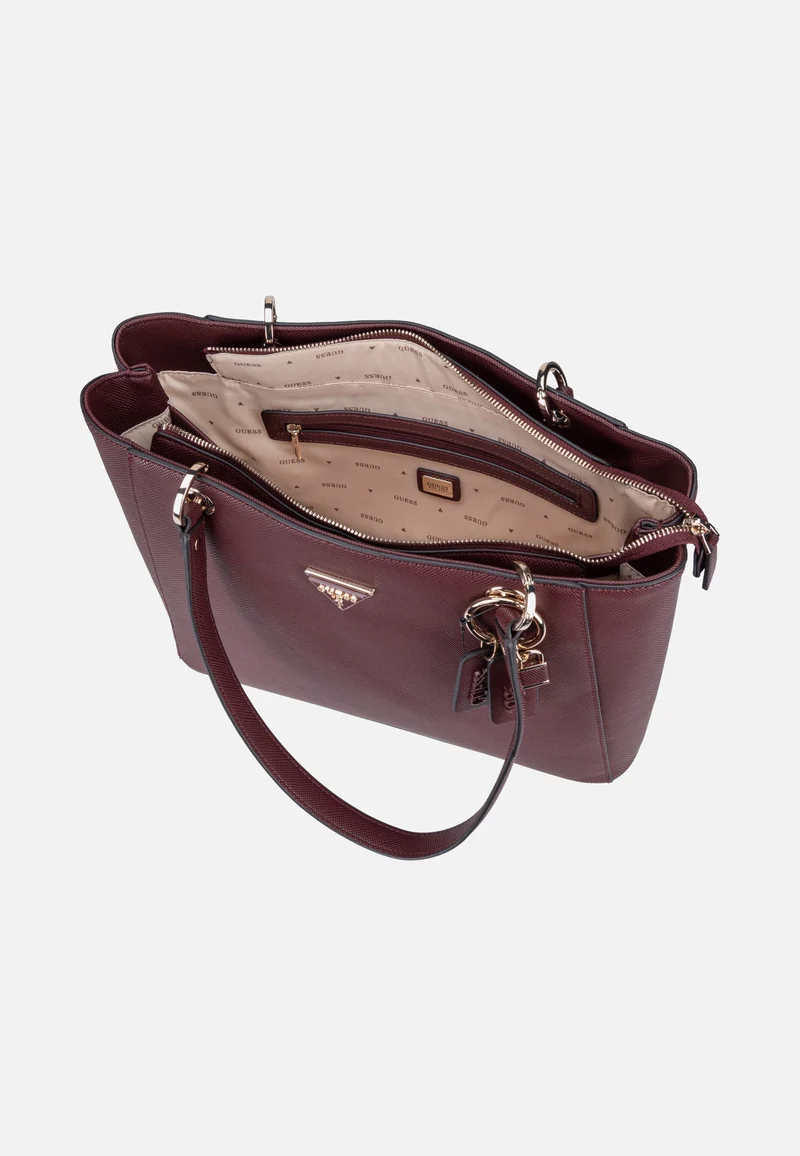 Noelle II Saffiano 72250 Burgundy - Shopper