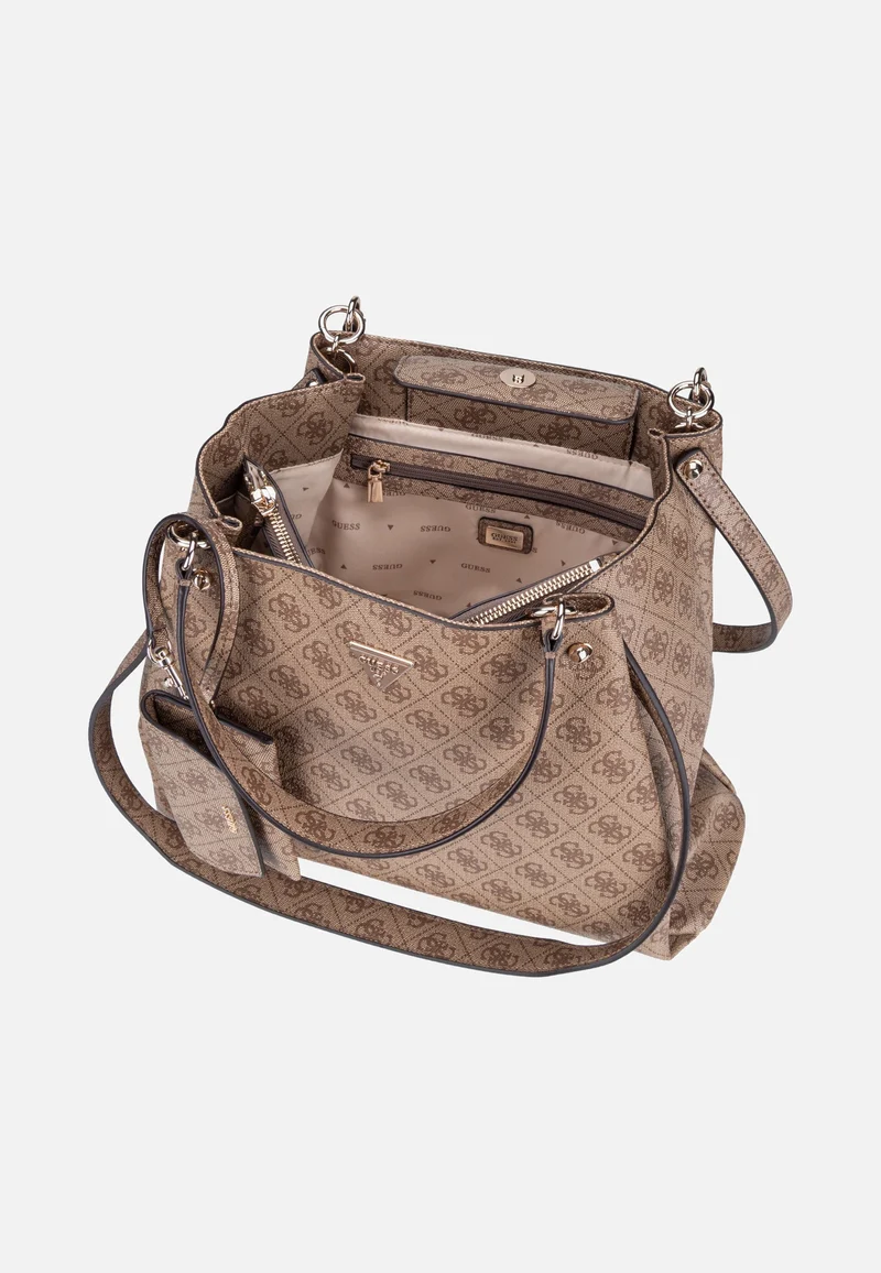 Lorella Logo Girlfriend 84230 Latte Logo - Tote Bag