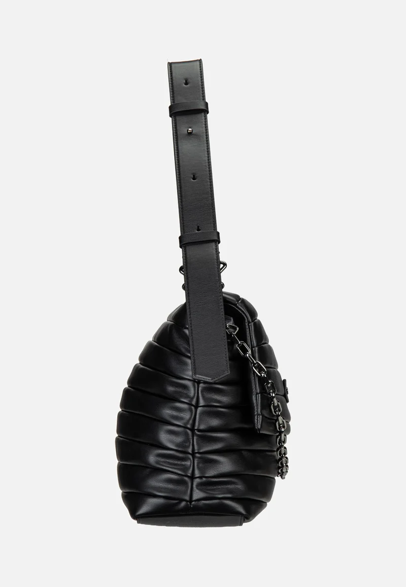K/Essential Plie Medium Flap Shb Black-Gunmetal - Abendtasche