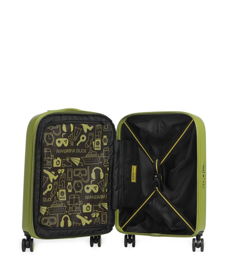 Mandarina Duck Logoduck+ 4-Rollen Trolley winter olive