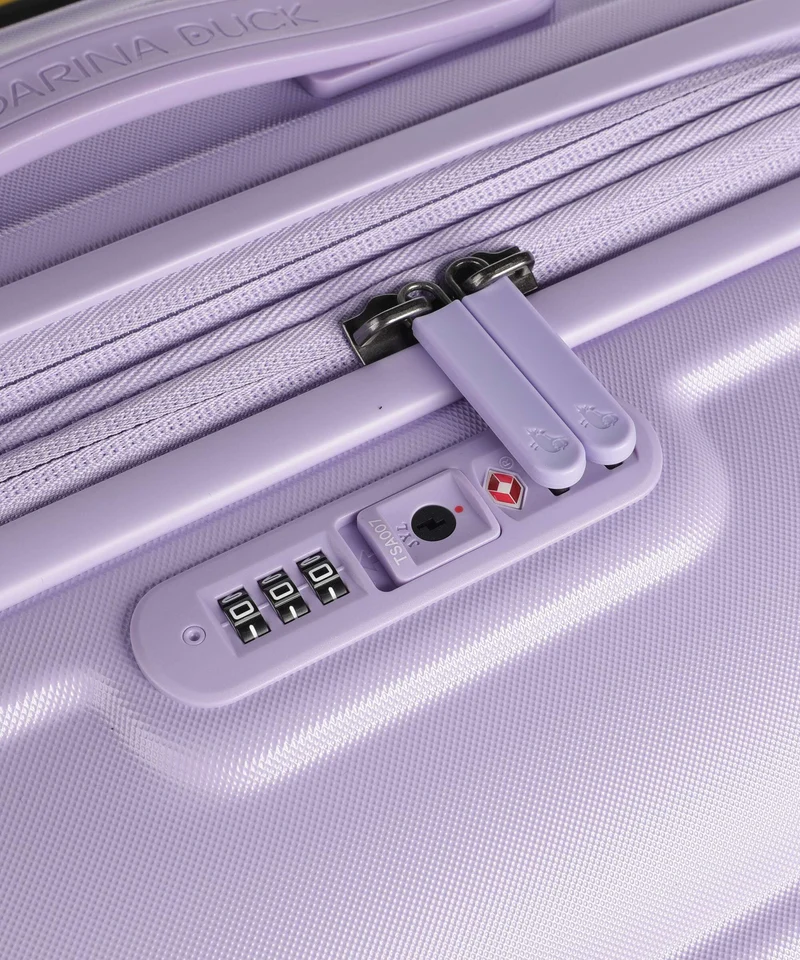 Mandarina Duck Logoduck+ 4-Rollen Trolley frosty lilac