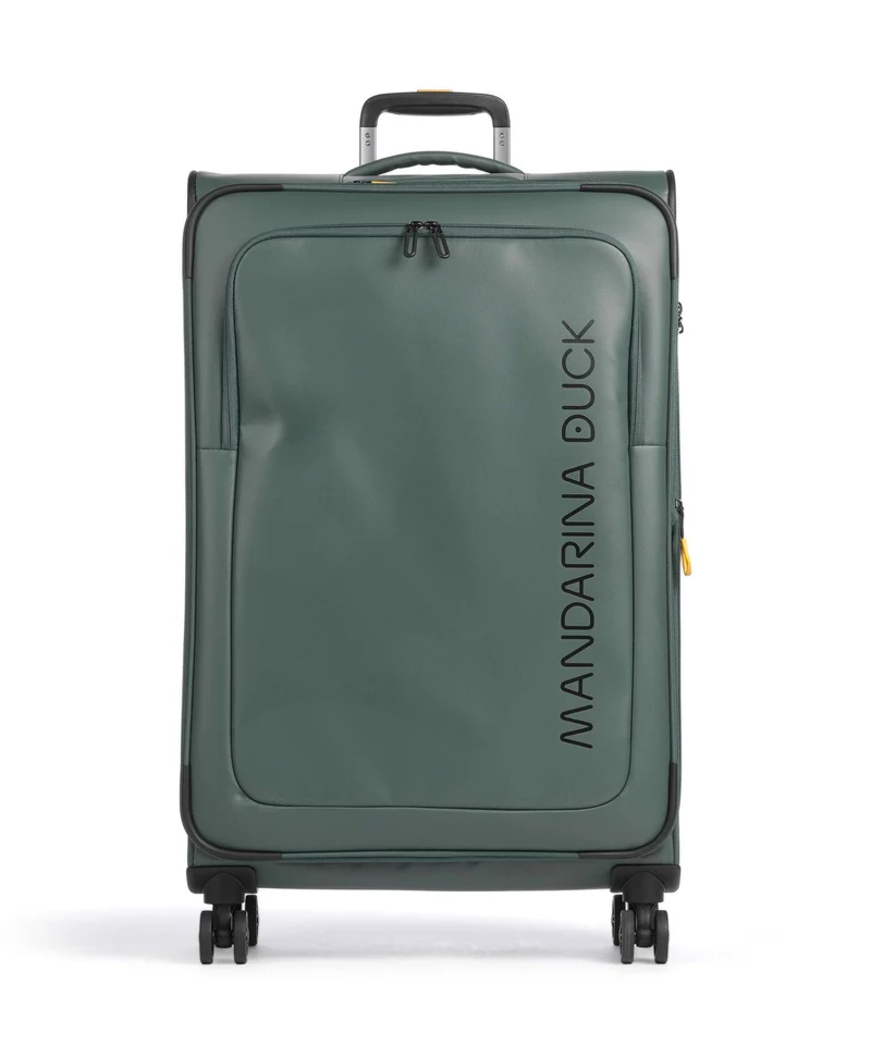 Mandarina Duck Coated 4-Rollen Trolley deep green