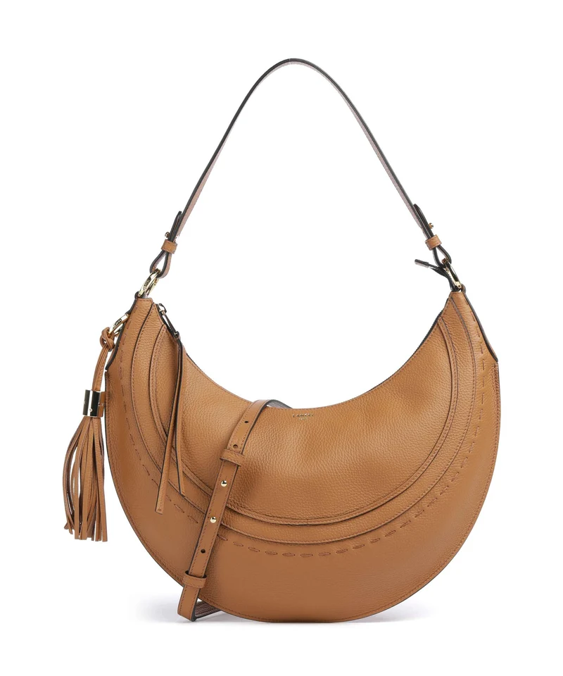 Lancel Hobohème M Beuteltasche camel