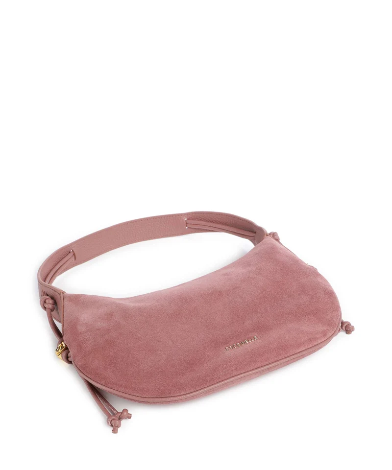 Coccinelle Thess Suede Beuteltasche winter rose