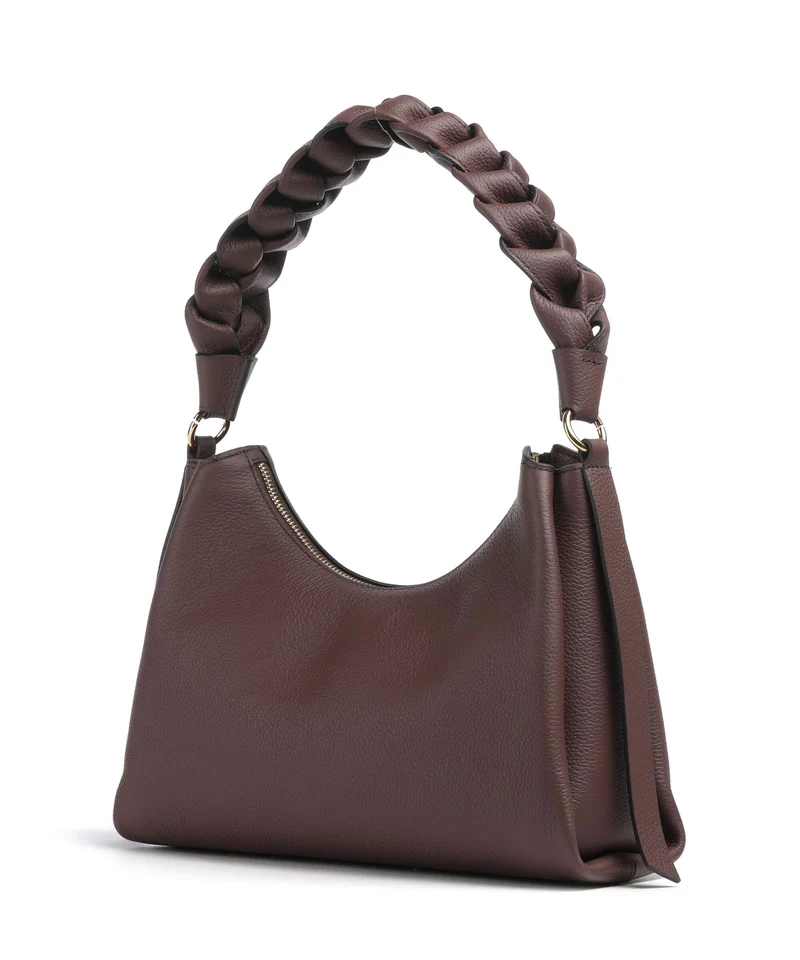 Coccinelle Boheme Grana Double Schultertasche berry/winter rose