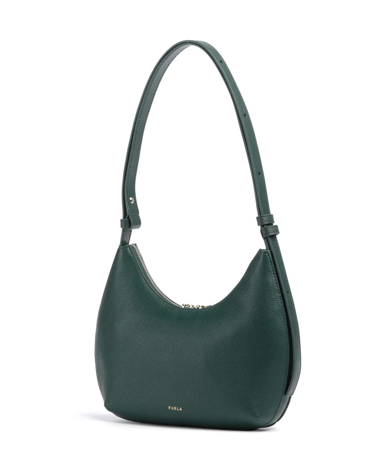 Furla Goccia S Schultertasche botanical green
