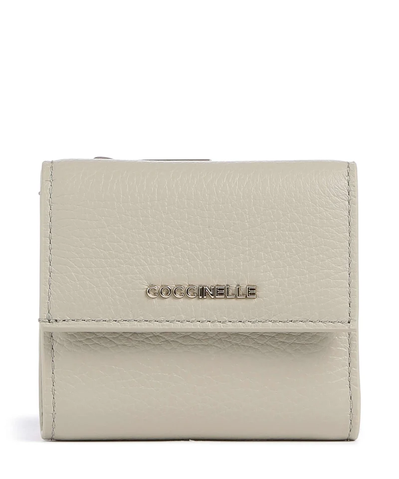 Coccinelle Metallic Soft Geldbörse eucalipto