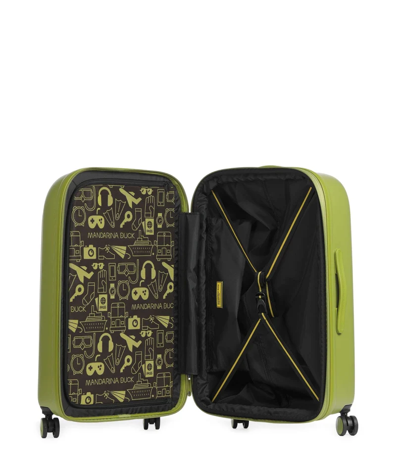 Mandarina Duck Logoduck+ 4-Rollen Trolley winter olive