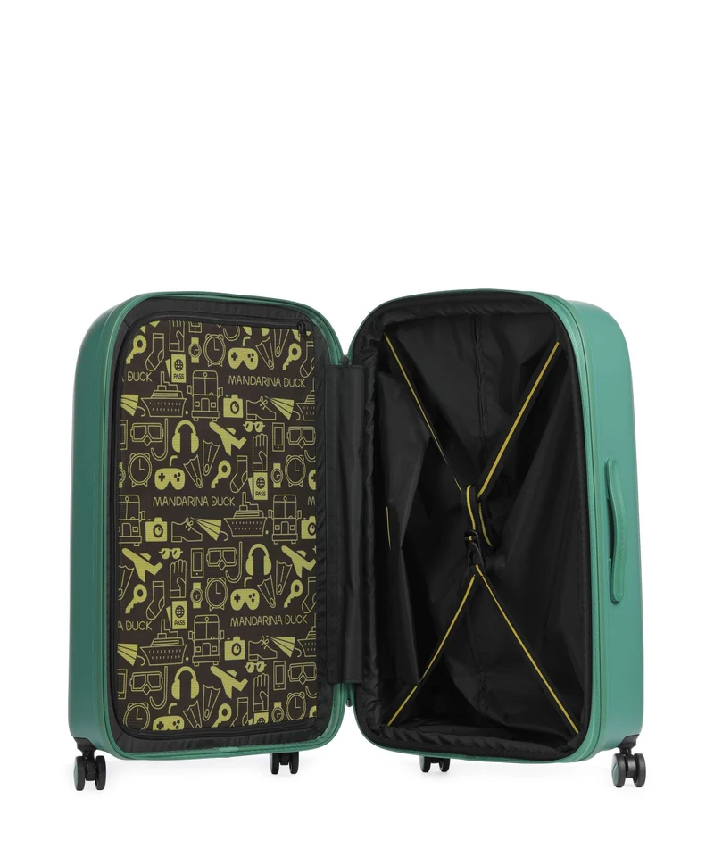 Mandarina Duck Logoduck+ 4-Rollen Trolley foliage green